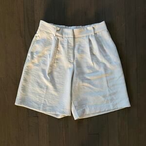White tailored shorts size 6